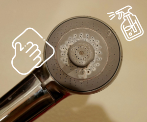 シャワーヘッド掃除